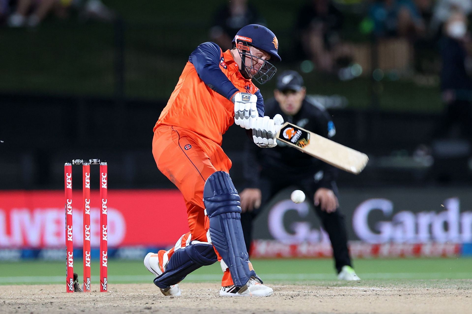Stephan Myburgh during New Zealand v Netherlands - 3rd ODI [Getty Images]
