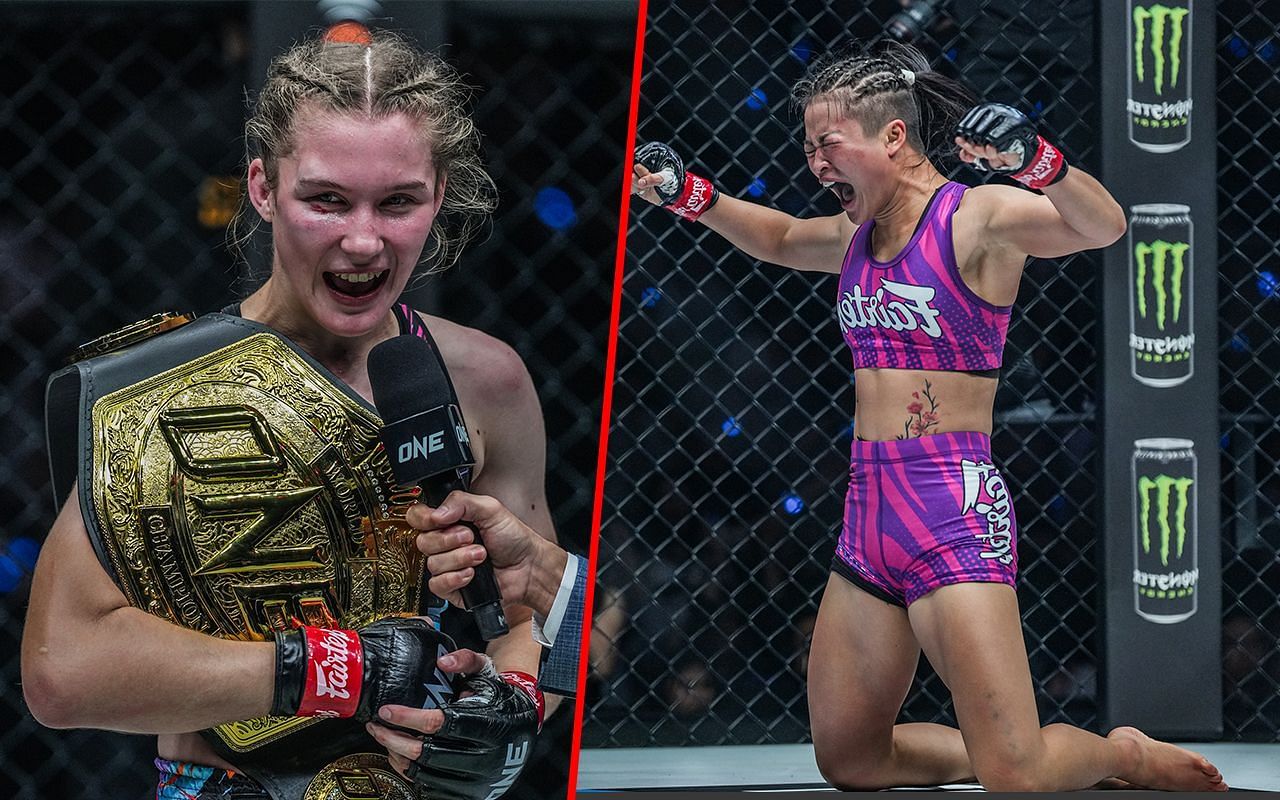 Smilla Sundell and Stamp Fairtex - Photo by ONE Championship