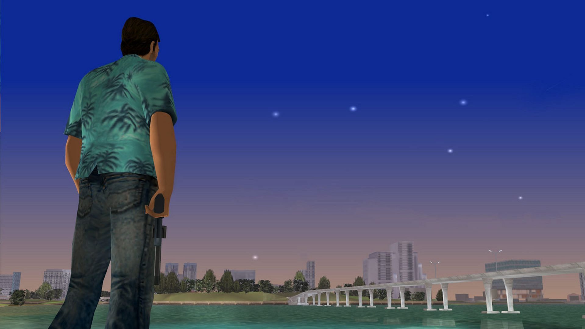 Exploring Vice City is still a blast today (Image via Rockstar Games)