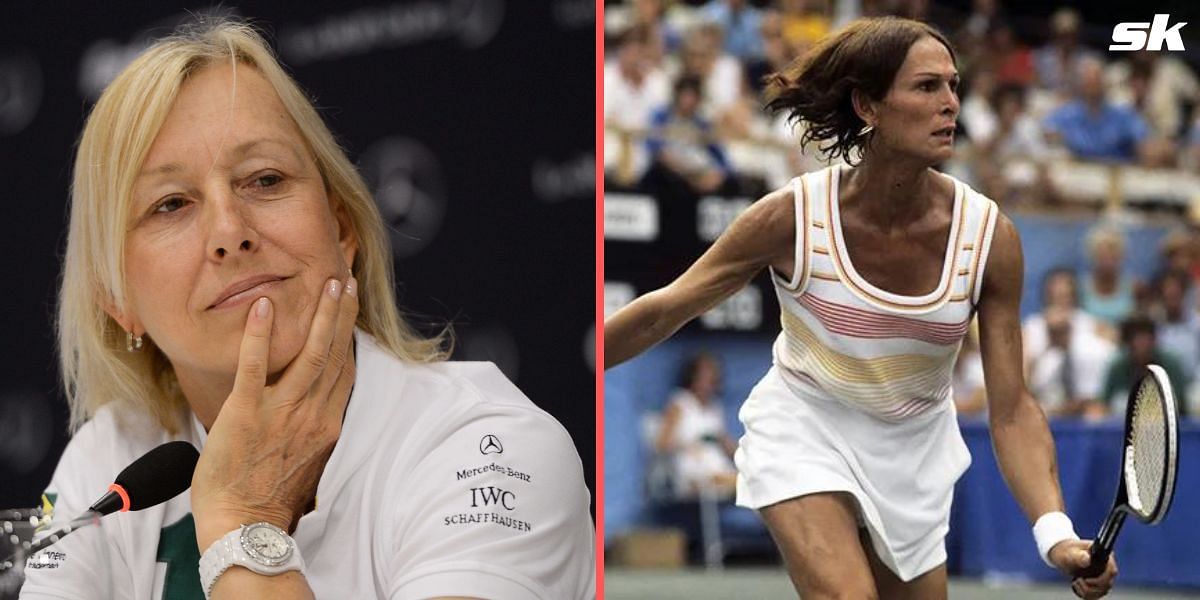 Martina Navratilova was coached by Renee Richards, who is a transgender tennis player