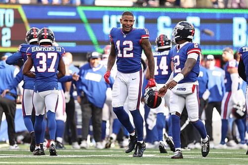 Darren Waller during Washington Commanders v New York Giants