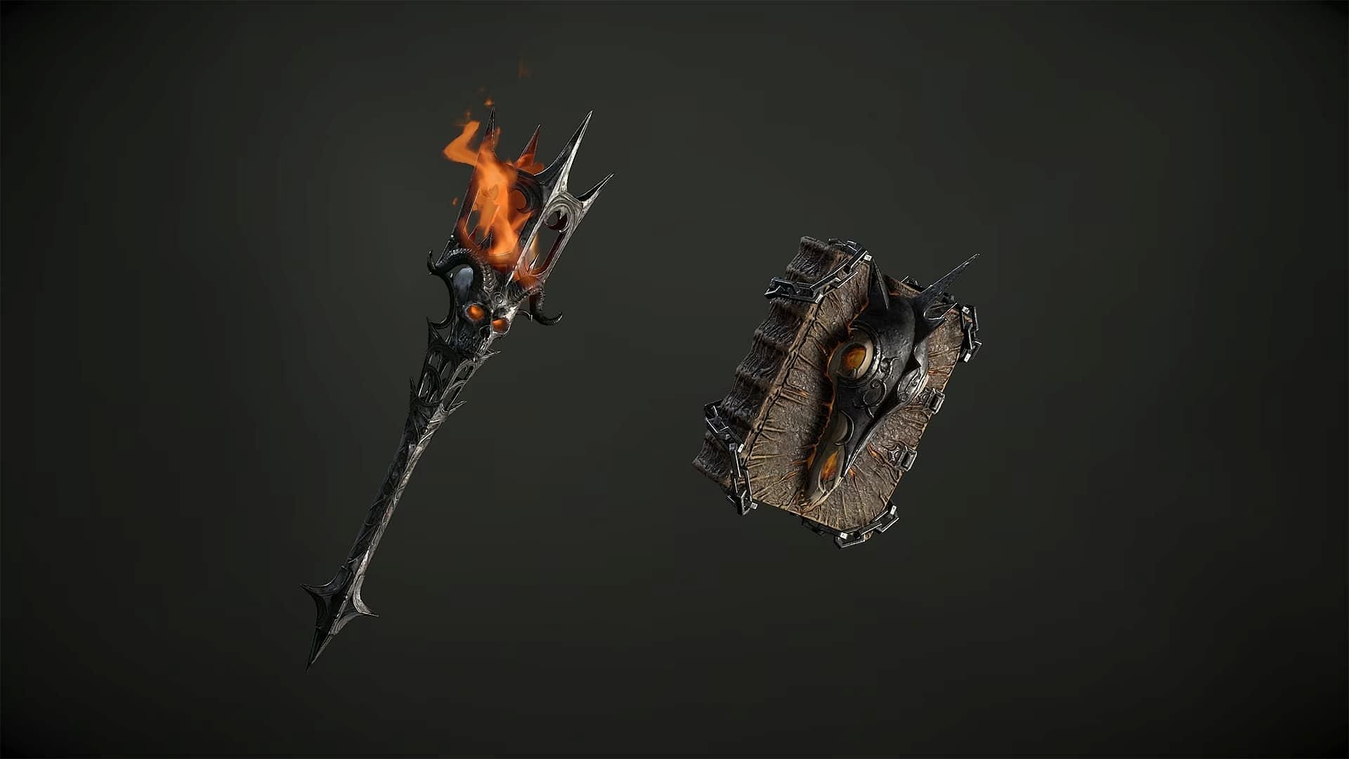 The Beast in the Ice drops the Fell Steed and Skull Torch mount trophies in Diablo 4 Season 2 (Image via Blizzard)