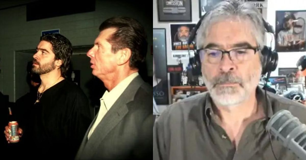 Vince Russo and Vince McMahon.