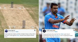 "Similar mistake today as they did in the WTC Final" - Fans react as India ignore Ravichandran Ashwin for 2023 World Cup clash vs ENG