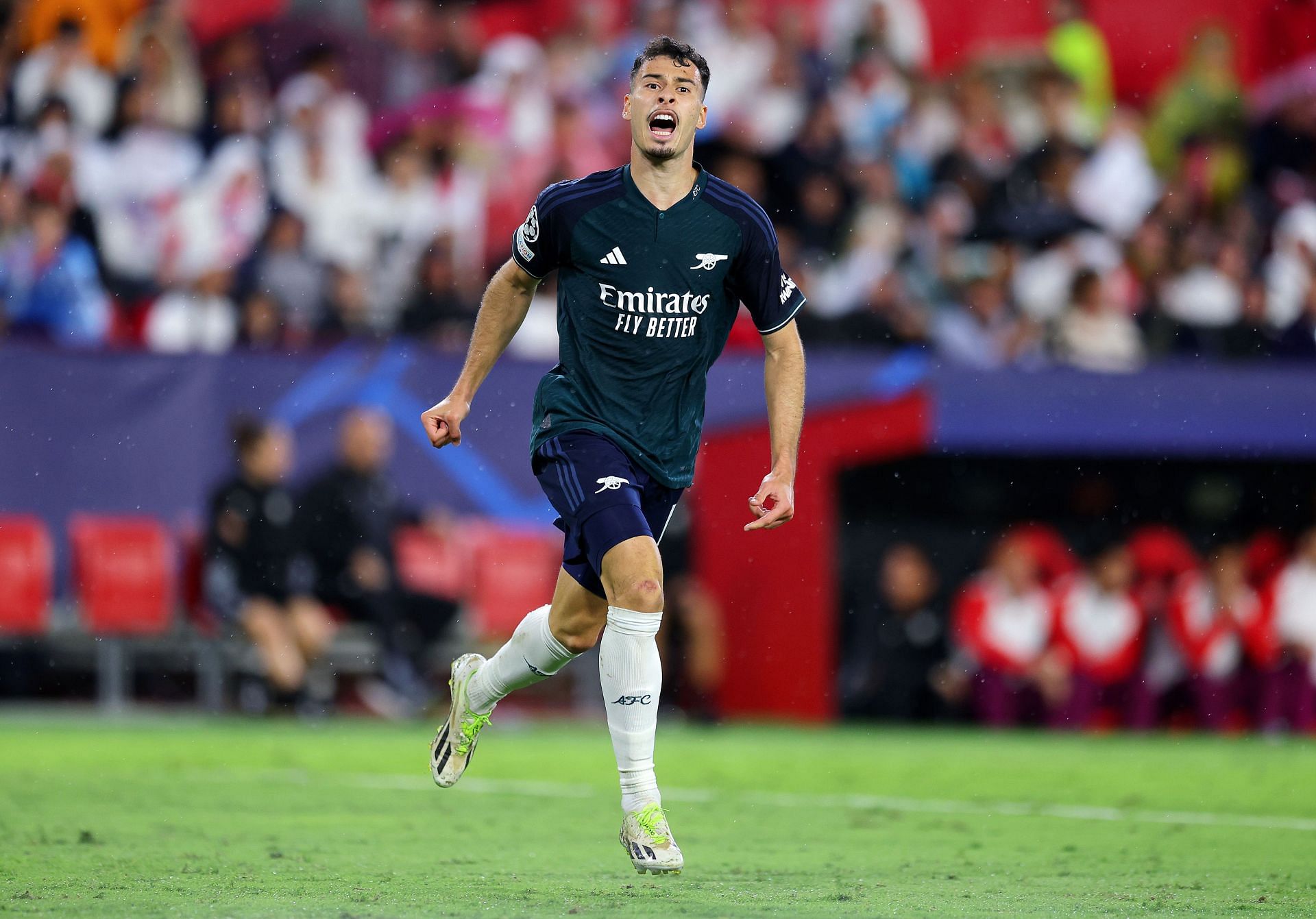 Gabriel Martinelli scored on his Champions League debut.