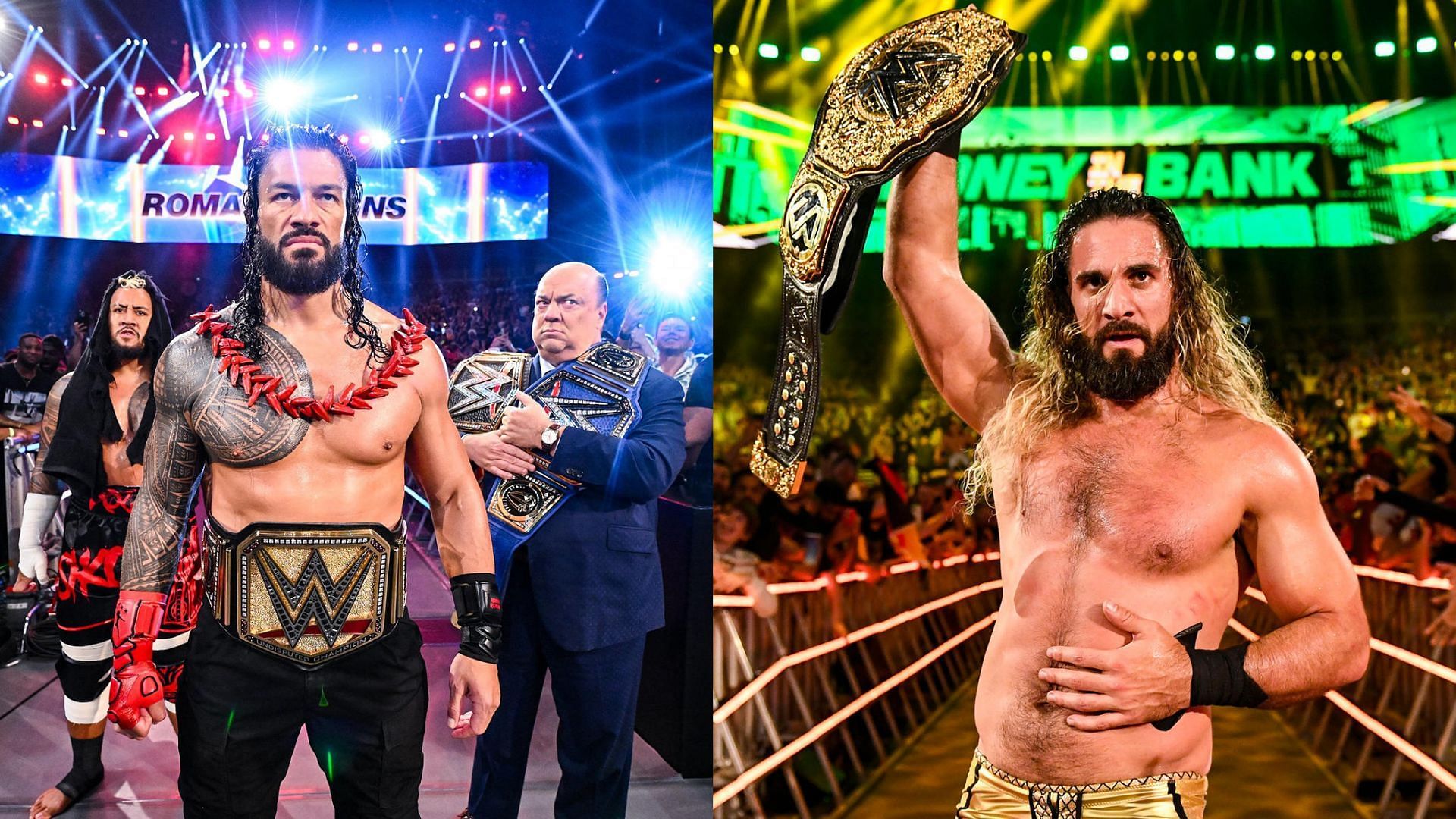 Roman Reigns and Seth Rollins are the main champions of their brands!
