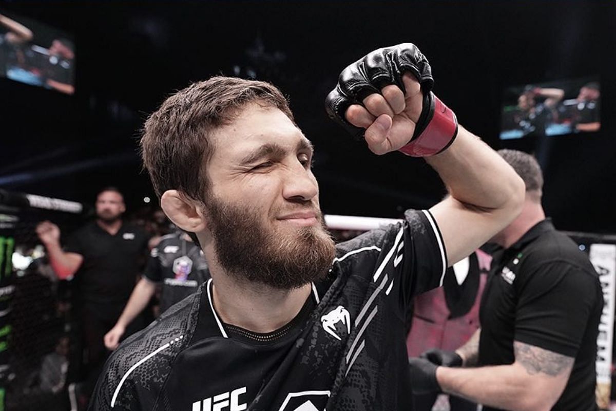 Said Nurmagomedov didn&#039;t take long to secure a win last night [Image Credit: @ufc on Instagram]
