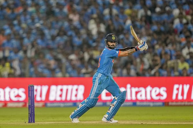 Virat Kohli can draw level with Sachin Tendulkar by scoring century in 2023 World Cup match against New Zealand