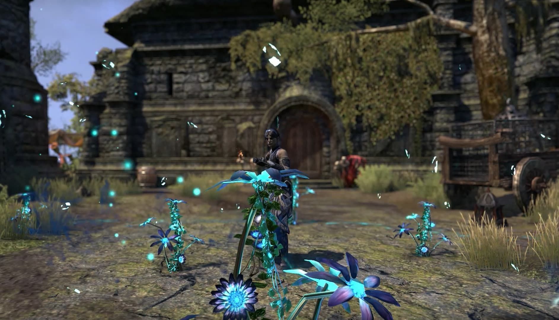 The Warden can utilize nature-themed abilities to heal and provide buffs to allies (Image via ZeniMax Online Studios)