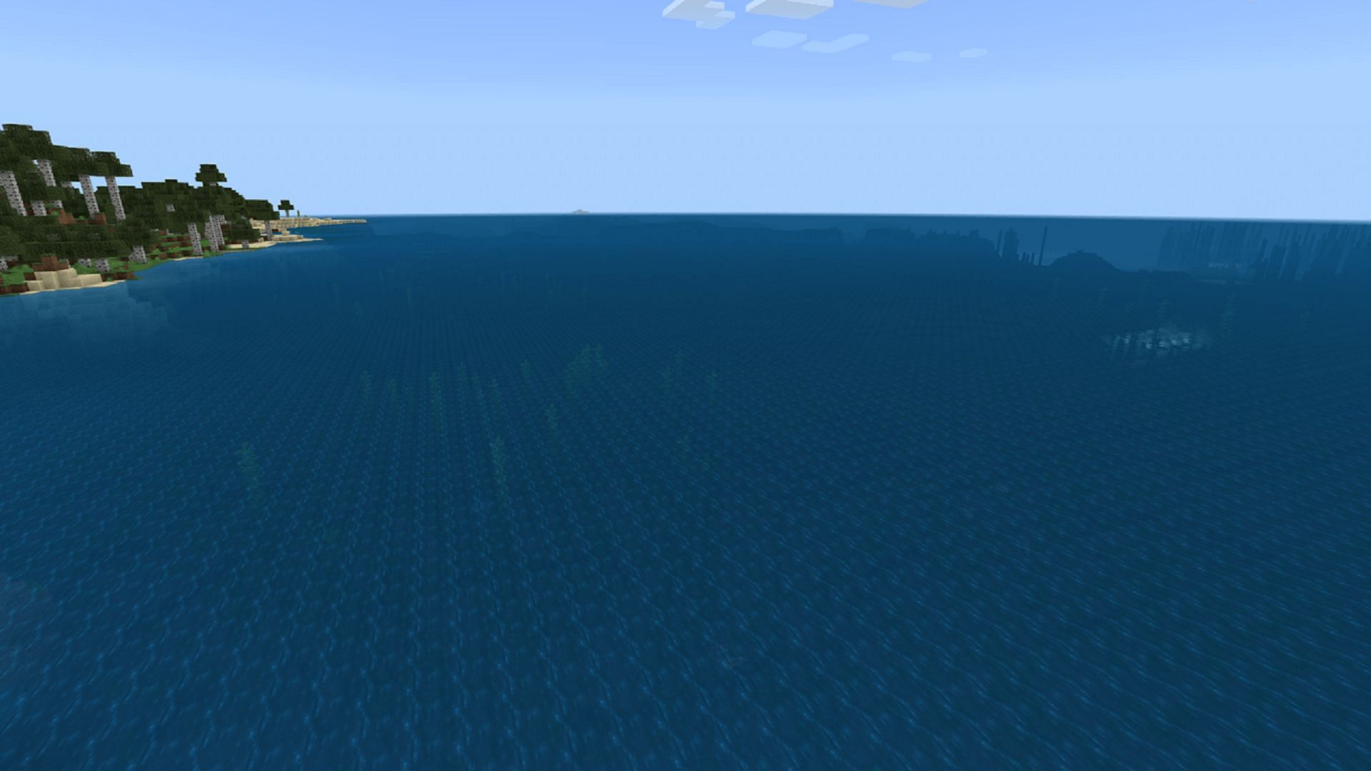 Water is an undeniable factor within the worlds of the game (Image via Mojang)