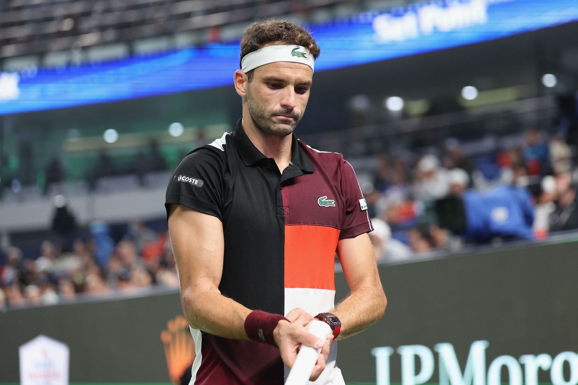 Grigor Dimitrov at the 2023 Shanghai Masters.