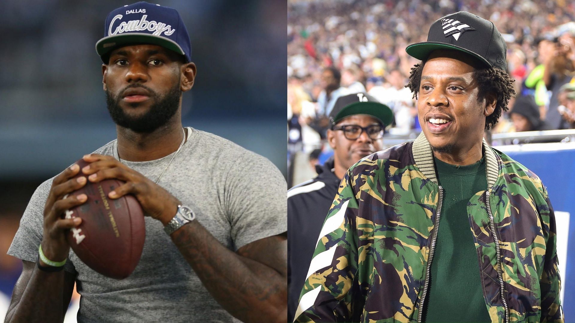 LeBron James and JayZ were both spotted in attendance as the Dallas Cowboys beat the LA Chargers