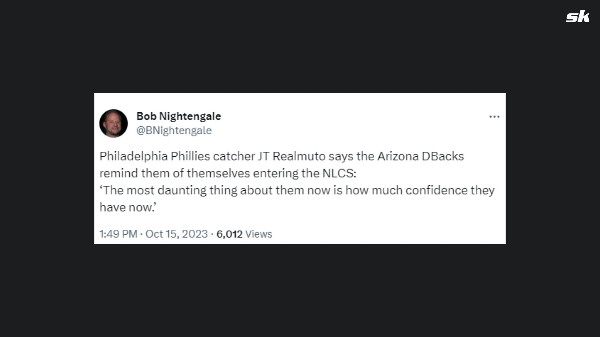 The MLB analyst reiterates JT Realmuto&#039;s statement.