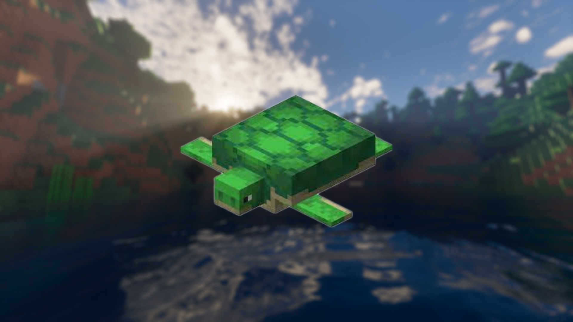 Turtle: Passive mobs that inhabit the beach (Image via Mojang)