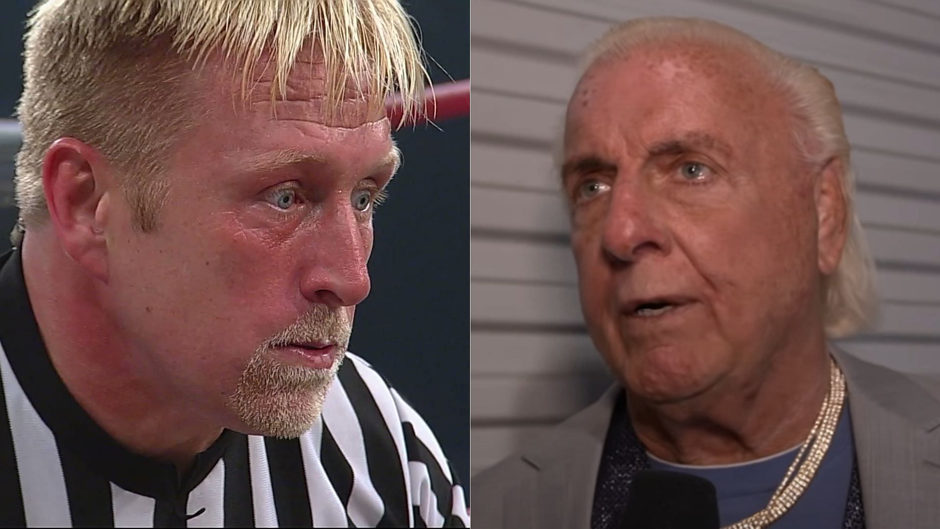 Shane Sewell (left); Ric Flair (right)
