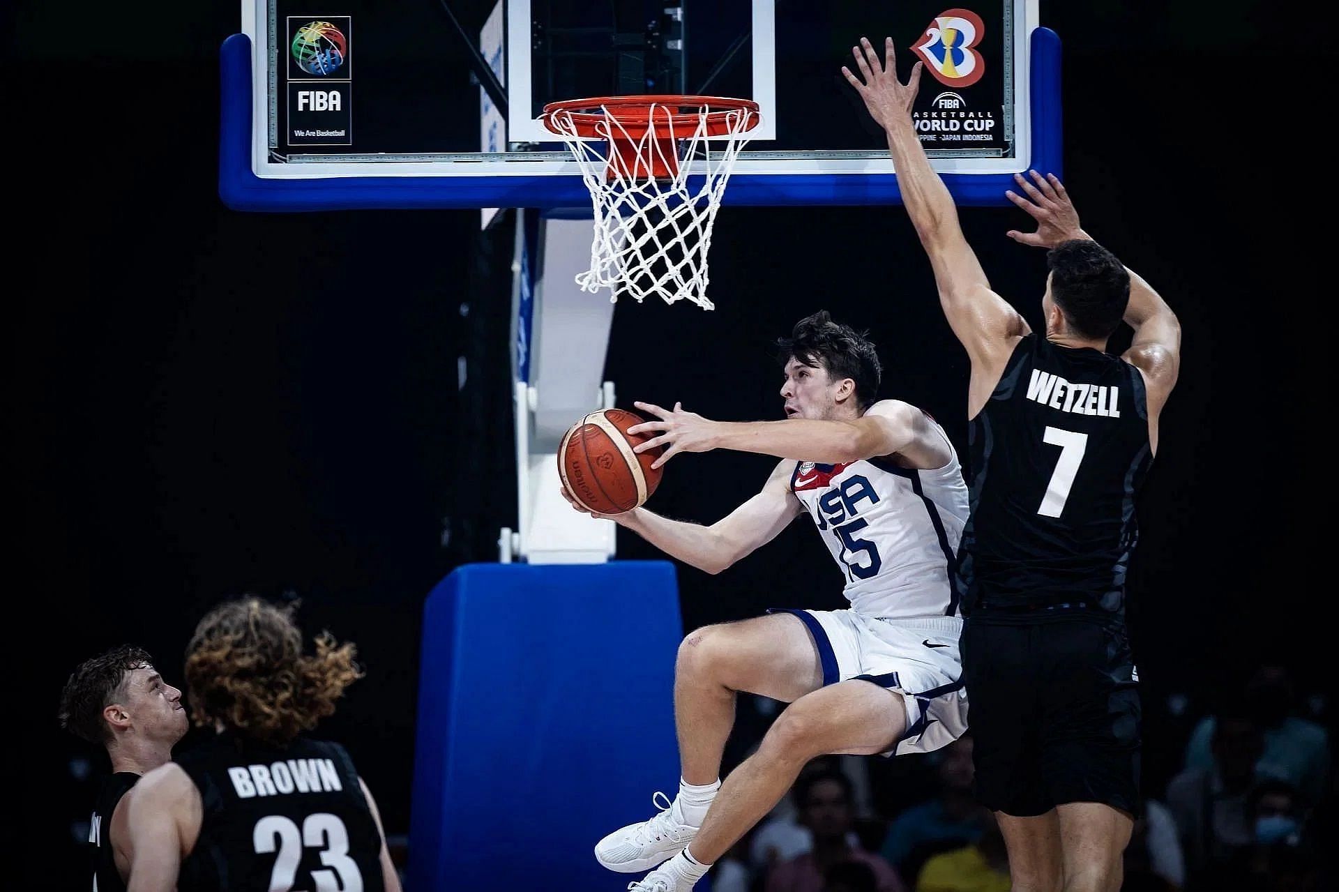 Austin Reaves was part of Team USA at the 2023 FIBA World Cup.