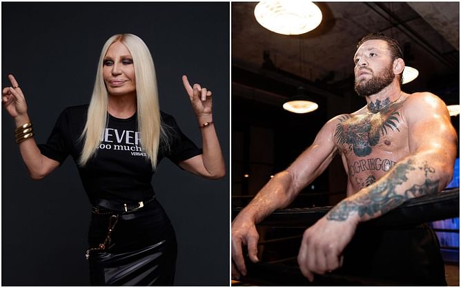 Donatella Versace drops hilarious four-word reaction to Conor McGregor's awkward body-baring pose on his yacht