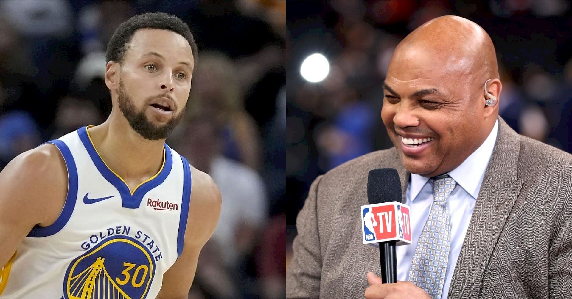 Golden State Warriors superstar point guard Steph Curry and NBA legend-turned-TNT analyst Charles Barkley