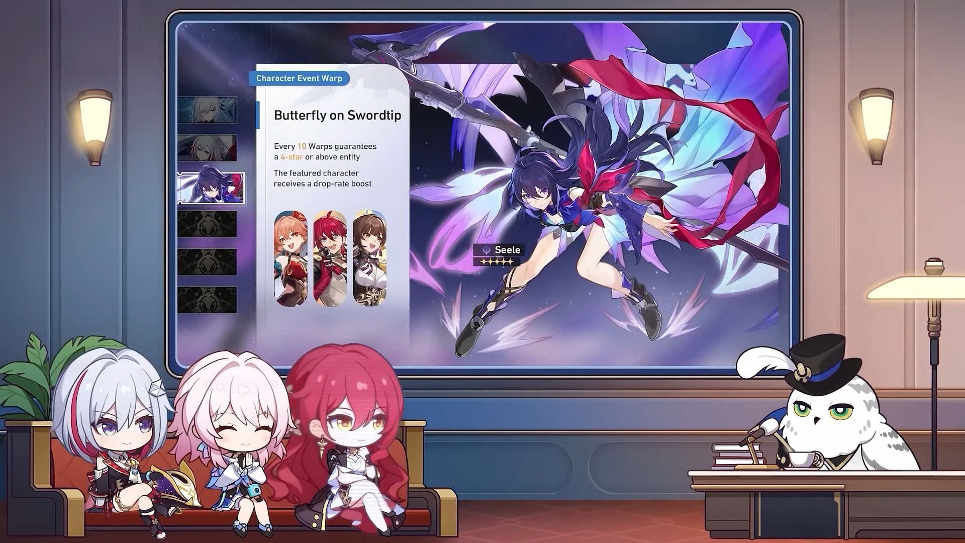 Seele banner was showcased in the version 1.4 livestream (Image via HoYoverse)