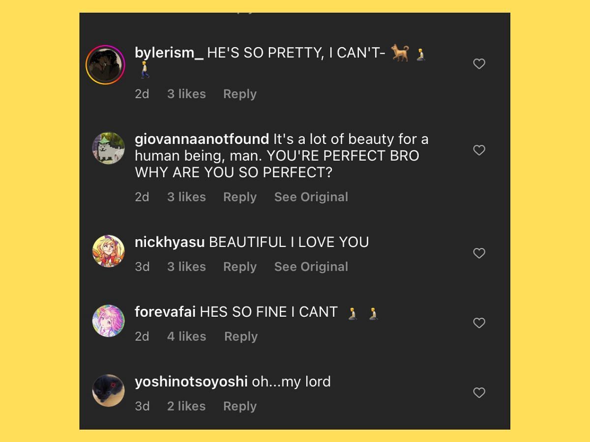 Finn&#039;s fans express their excitement for his latest YSL Beauty campaign (Image via Instagram/ @finnwolfhardofficial)