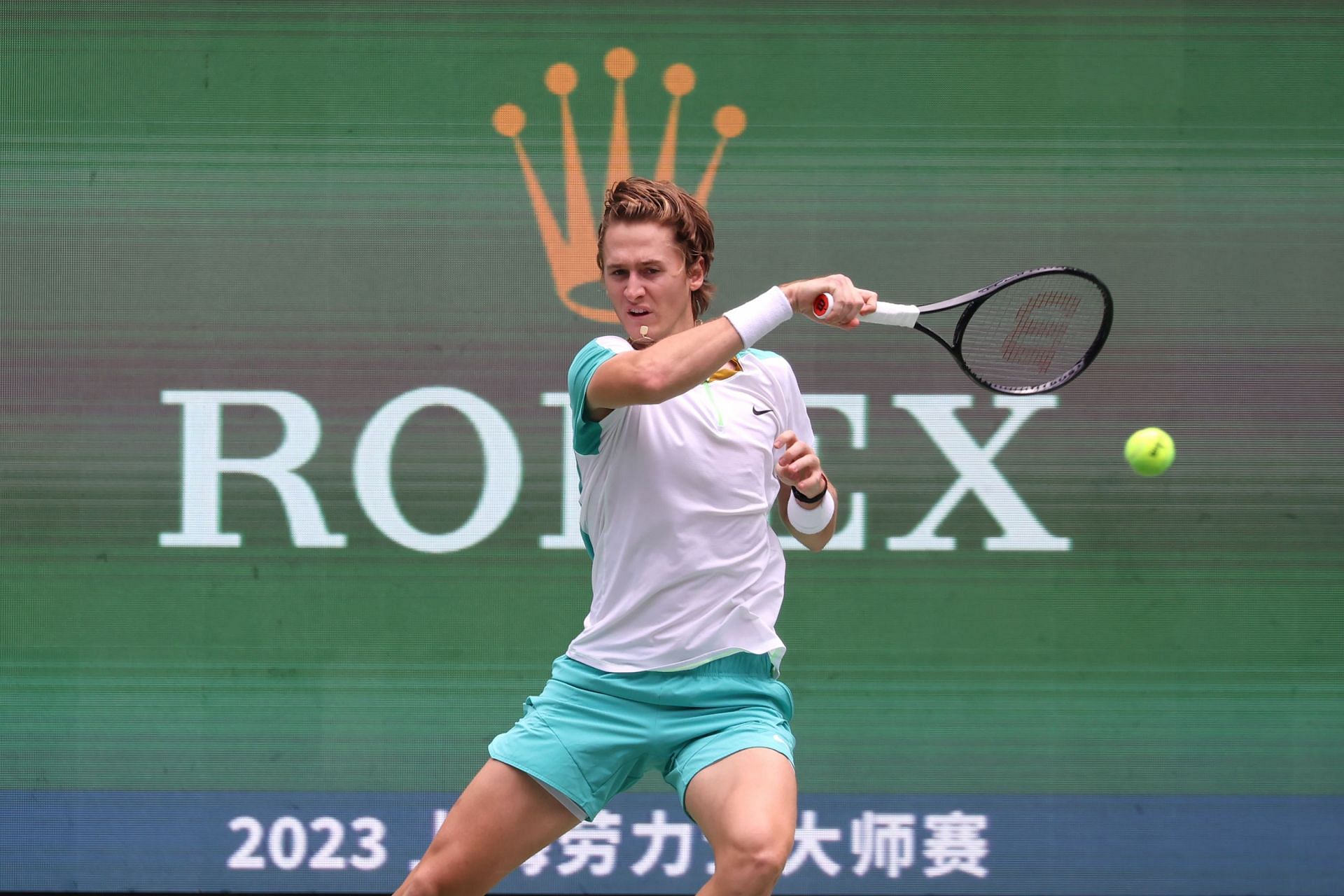 Sebastian Korda scored a second upset win over Francisco Cerundolo at the Shanghai Masters.