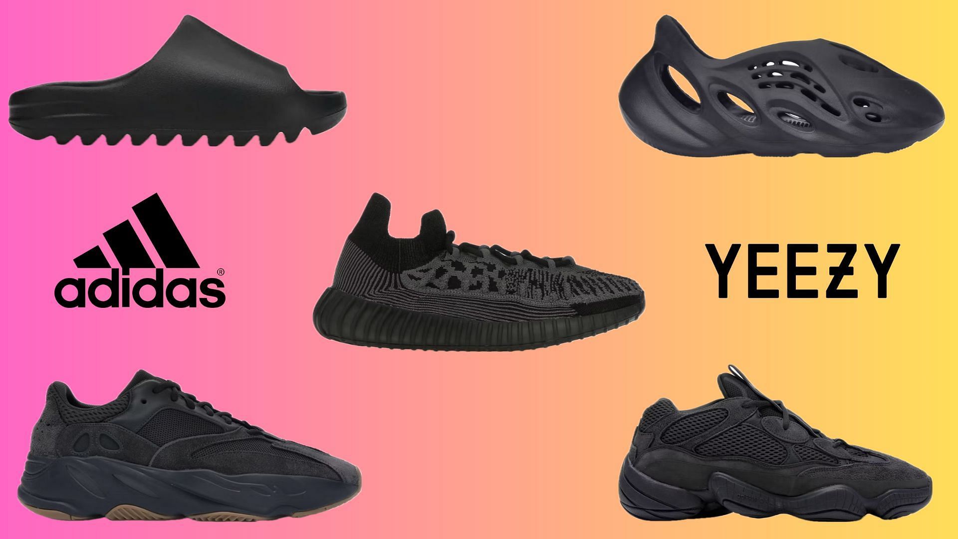 Best black Adidas Yeezy footwear designs to get in 2023 (Image via Adidas)