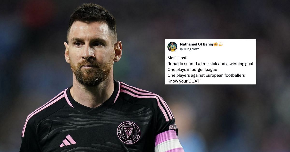 ‘WORST RATING IN MLS’ – Cristiano Ronaldo fans follow Lionel Messi after Inter Miami star’s poor performance in loss to Charlotte FC