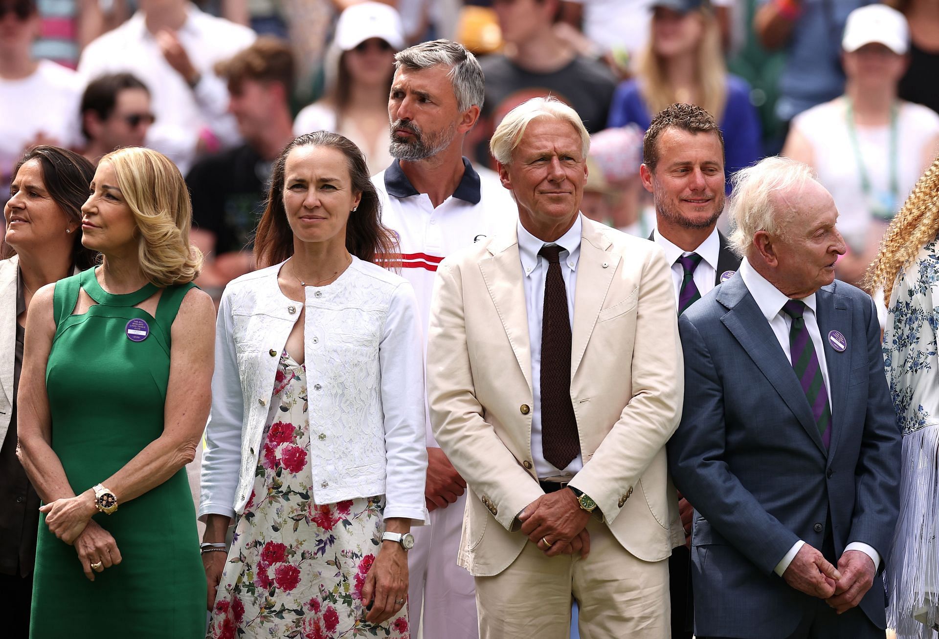Bjorn Borg at Wimbledon 2022
