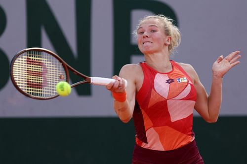 Katerina Siniakova could reach her third final of the year at the Jiangxi Open.