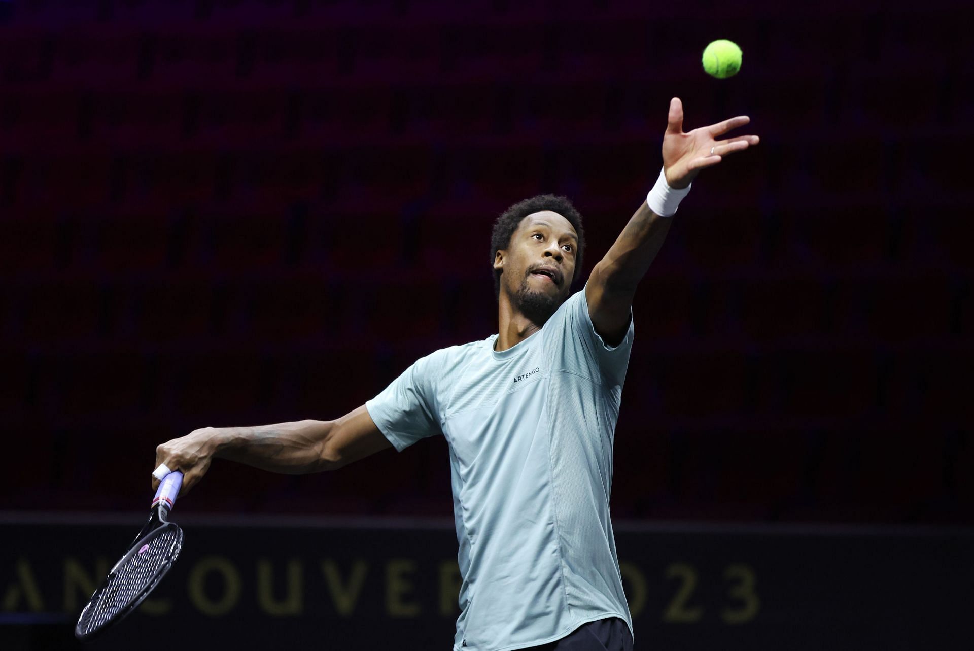 Gael Monfils at the 2023 Laver Cup.
