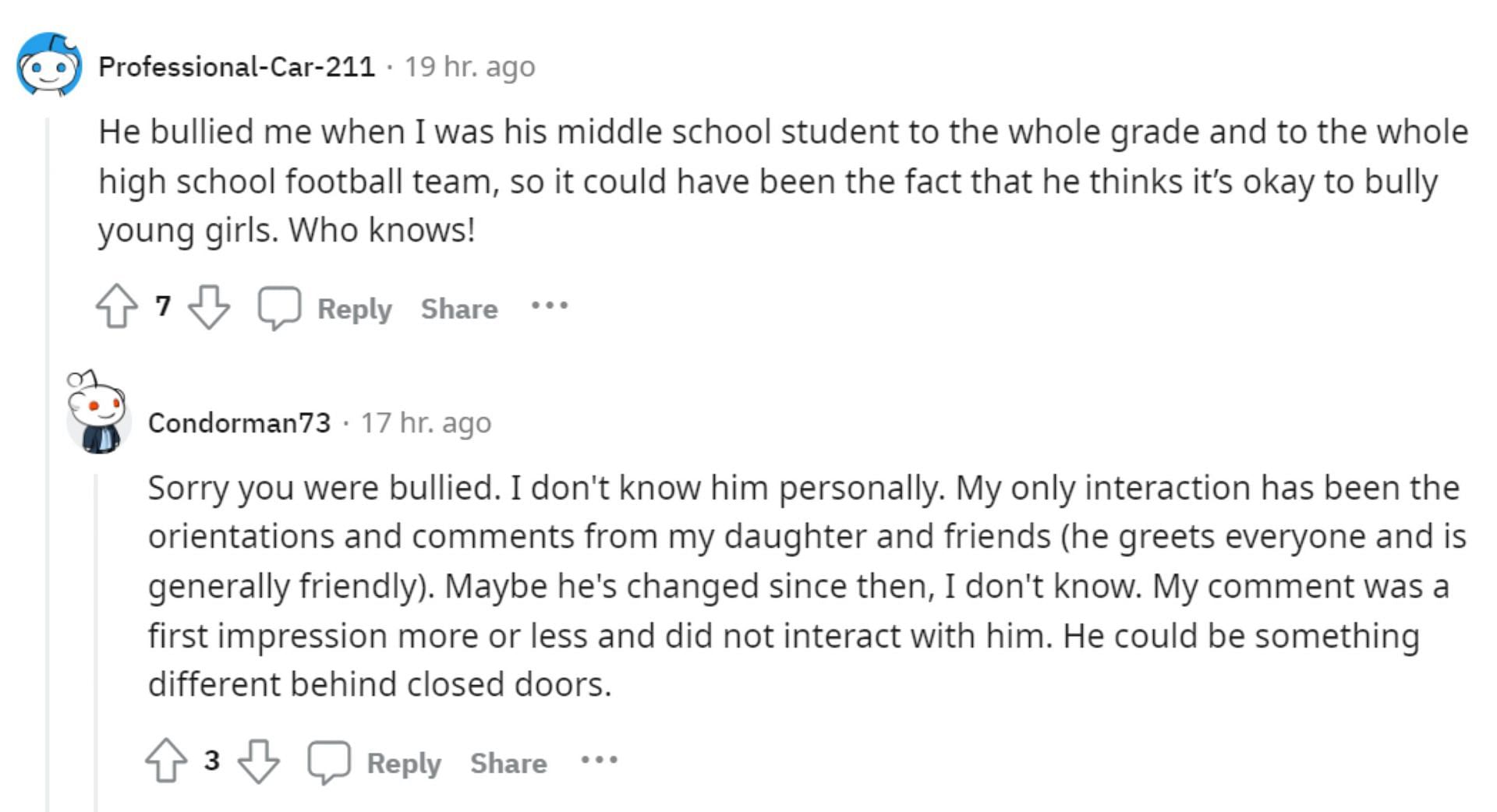 Netizens speculate the reason behind the principal&rsquo;s dismissal (Image via Reddit)