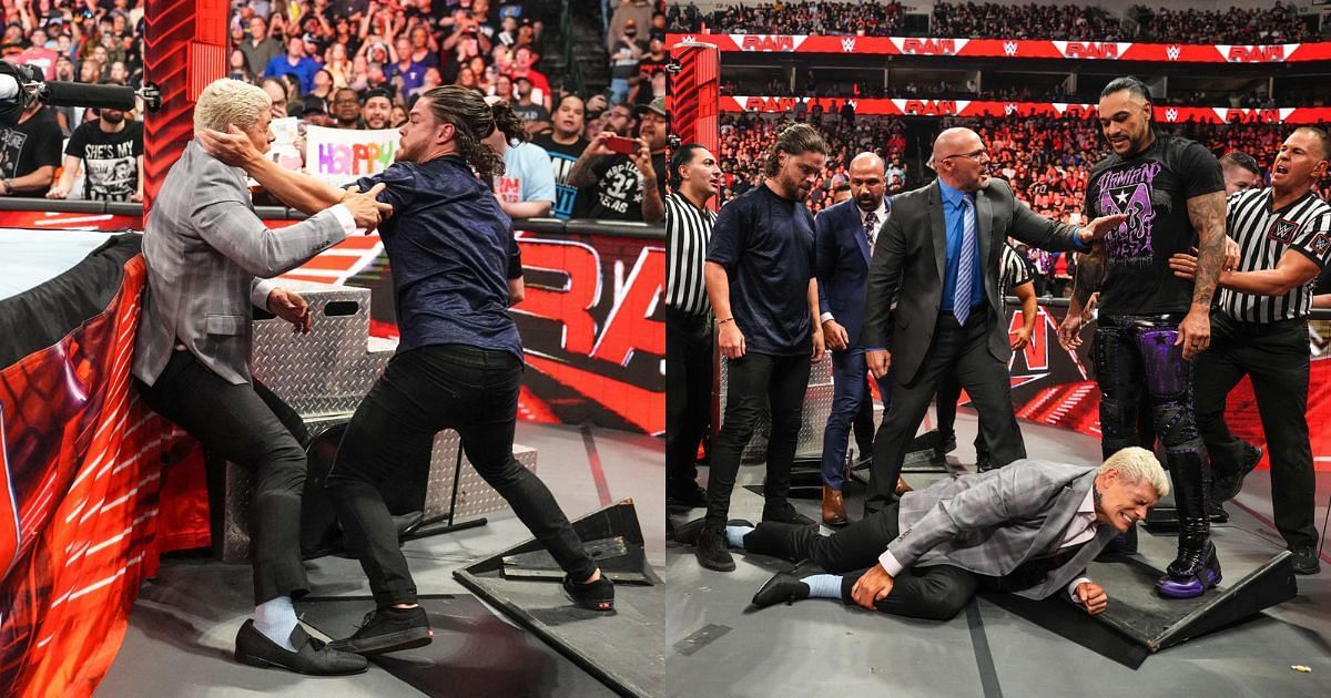 Cody Rhodes hurt his ankle on Monday Night RAW.