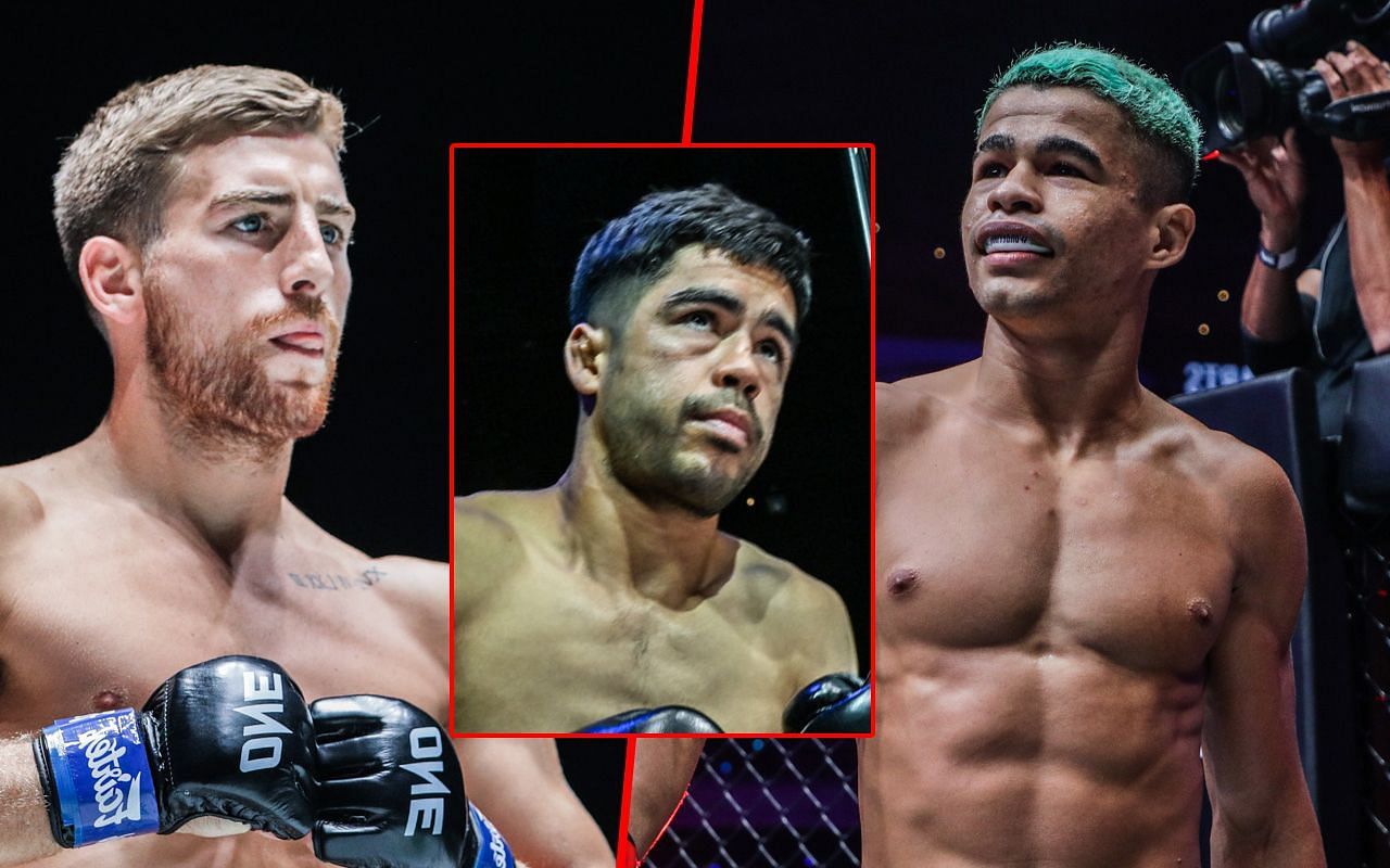 Jonathan Haggerty, Danial Williams, and Fabricio Andrade - Photo by ONE Championship