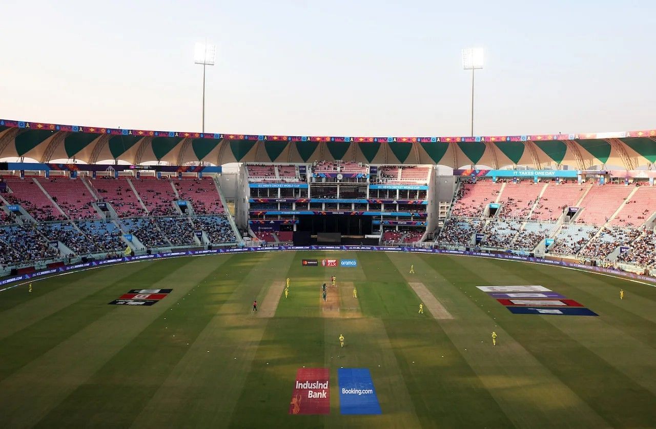 A general view of the Ekana Stadium in Lucknow [Getty Images]