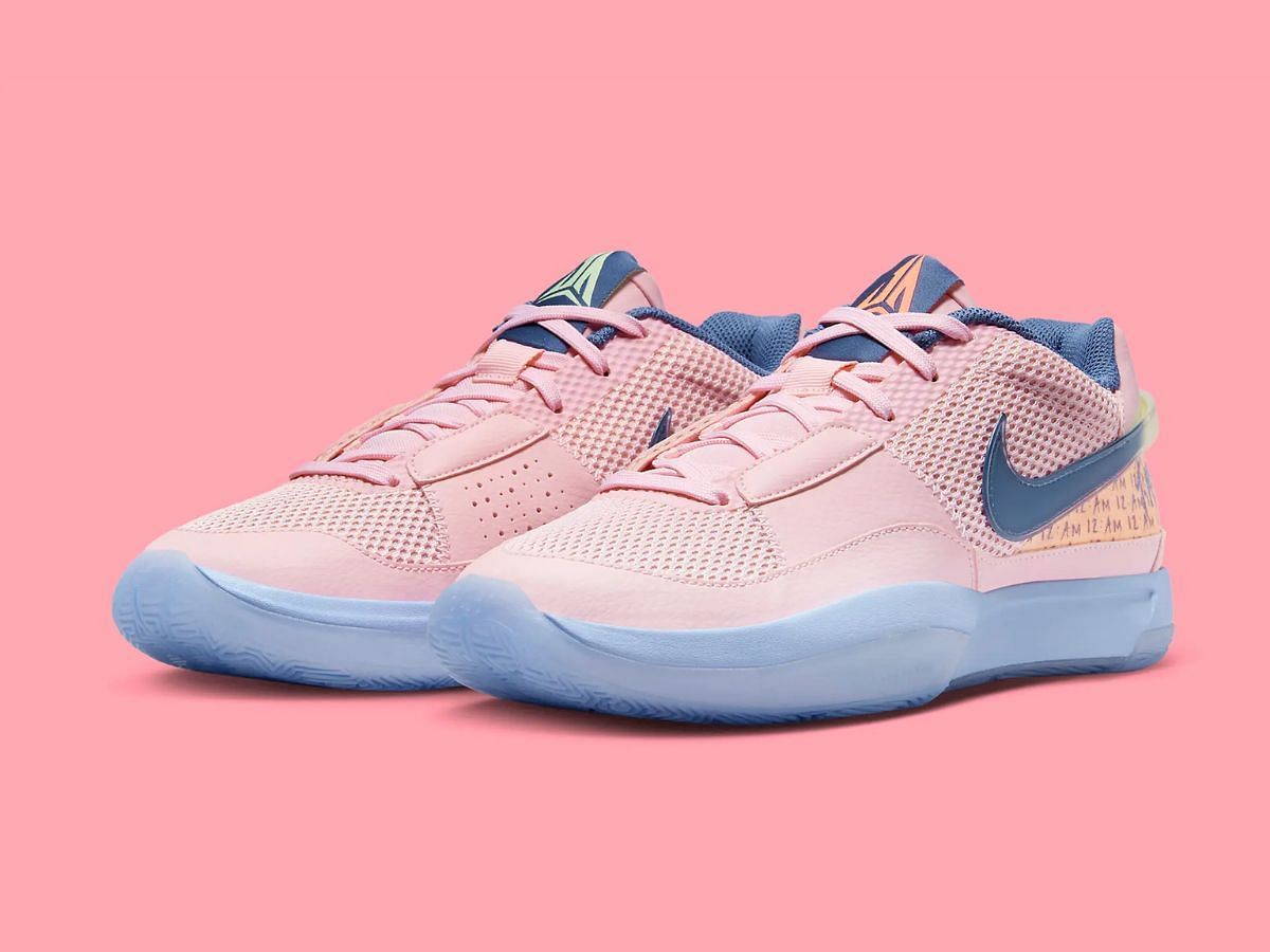 Nike Ja 1 &quot;Soft Pink&quot; sneakers (Image via official website of Sneaker News)