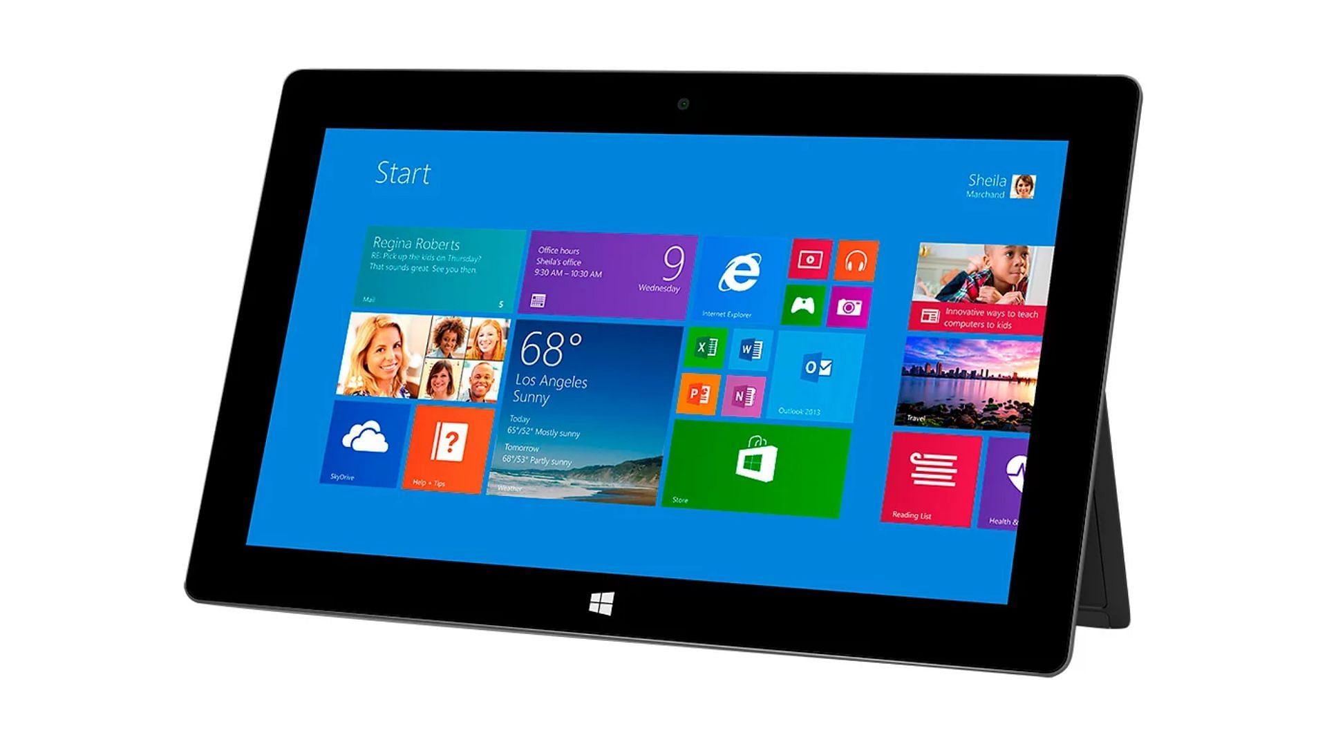 The Microsoft Surface RT tablet was powered by Nvidia Tegra CPU (Image via Microsoft)