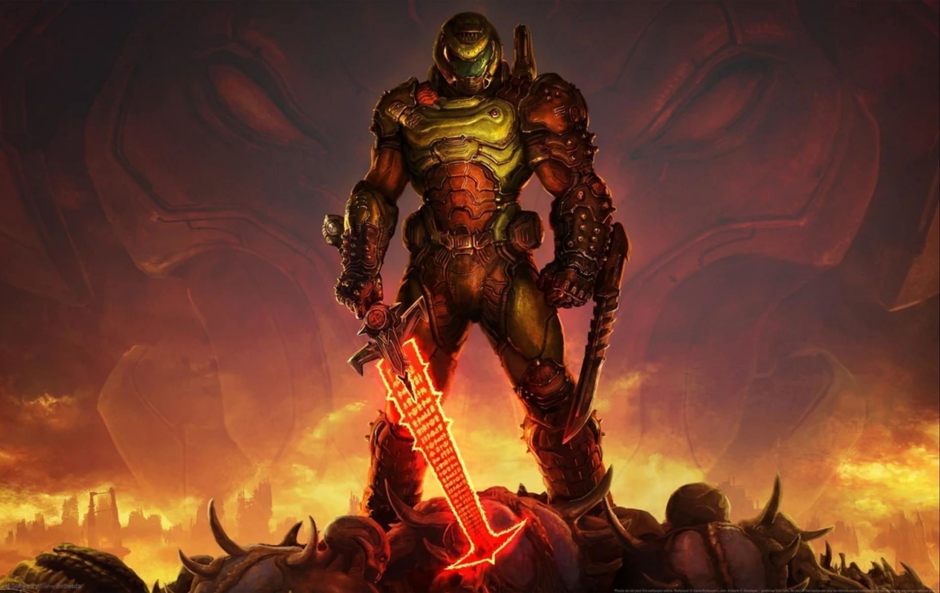 Doom Guy is one of the angriest protagonists in video games (Image via Doom)