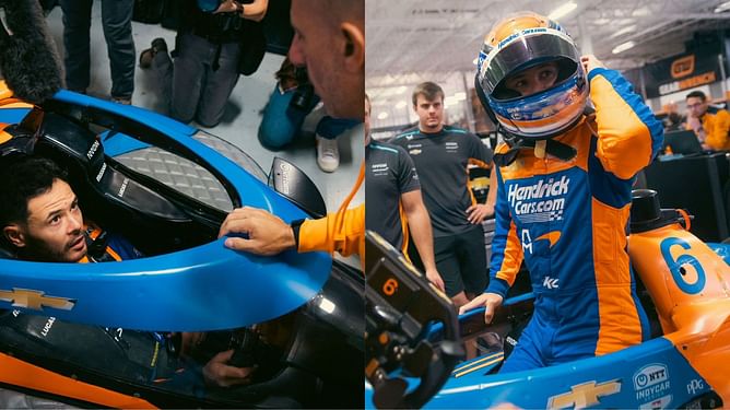 WATCH: Kyle Larson begins preparation for Indy 500 in 2024 at Indianapolis Motor Speedway