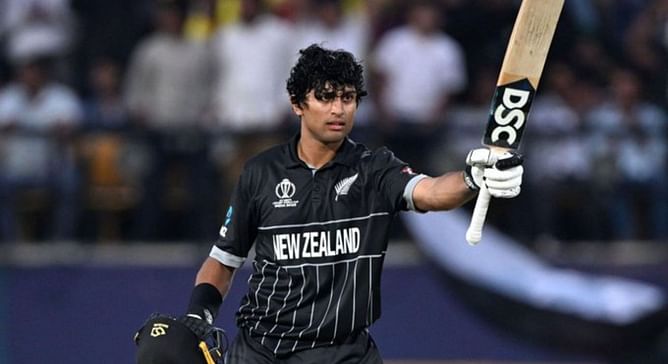[Watch] Rachin Ravindra smashes a maximum to complete second World Cup century in NZ’s narrow loss vs AUS