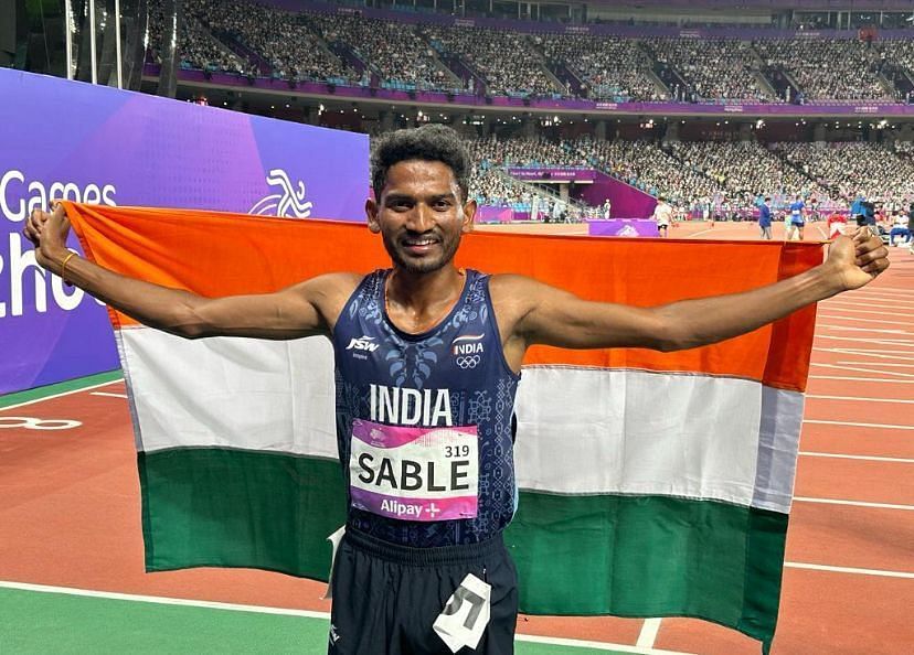 Avinash Sable races to gold in the men