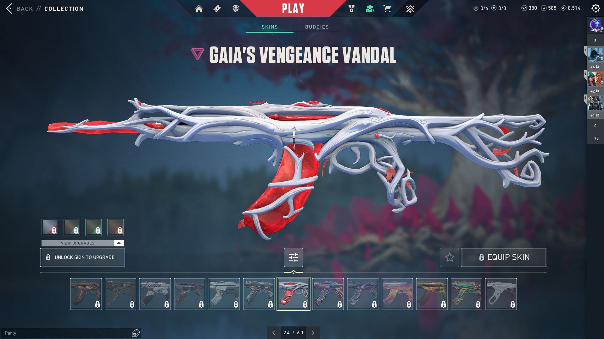 Gaia&#039;s Vengeance Vandal (Image via Riot Games)