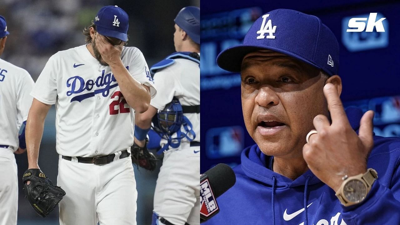 Clayton Kershaw and Dave Roberts for Los Angeles Dodgers