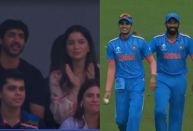 [In pictures] Sara Tendulkar spotted enjoying India vs Bangladesh 2023 World Cup match in Pune