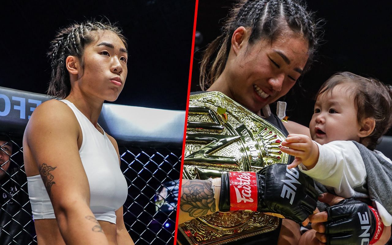 Angela Lee with daughter Ava Marie -- Photo by ONE Championship