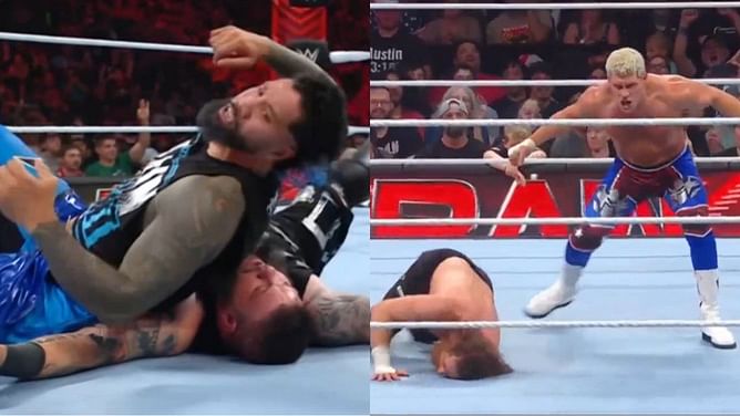 WWE Raw के मेन इवेंट में टाइटल्स के लिए दोस्तों के बीच हुई जंग, जबरदस्त परफॉर्मेंस के बाद भी पूर्व चैंपियंस को मिली करारी हार