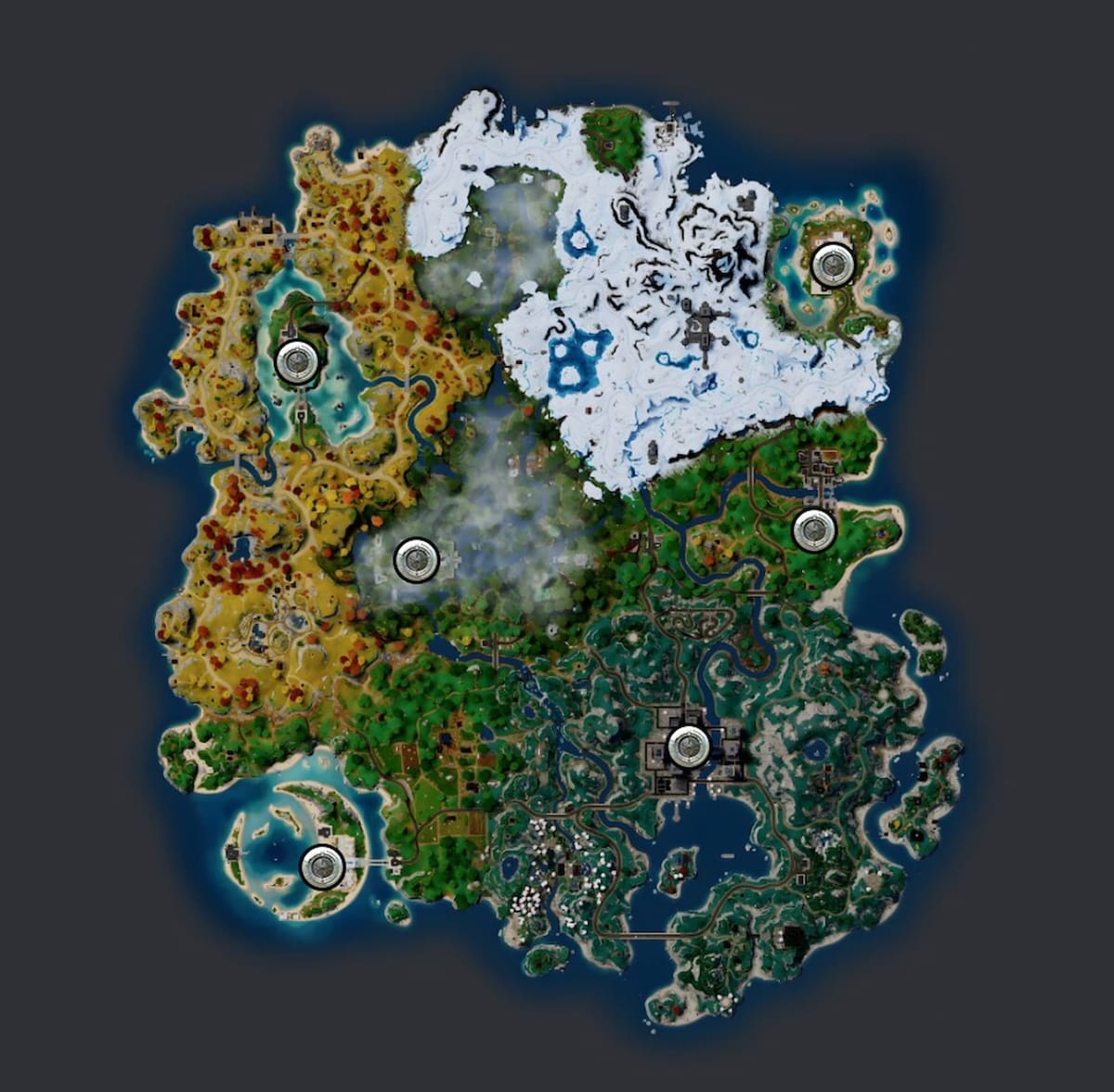 All Witch Broom locations in Fortnite Chapter 4 Season 4