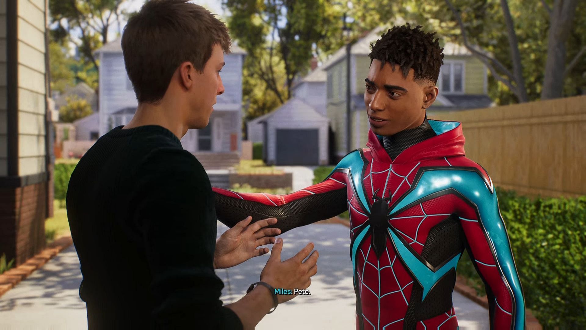 Miles is ready (Image via Insomniac Games)