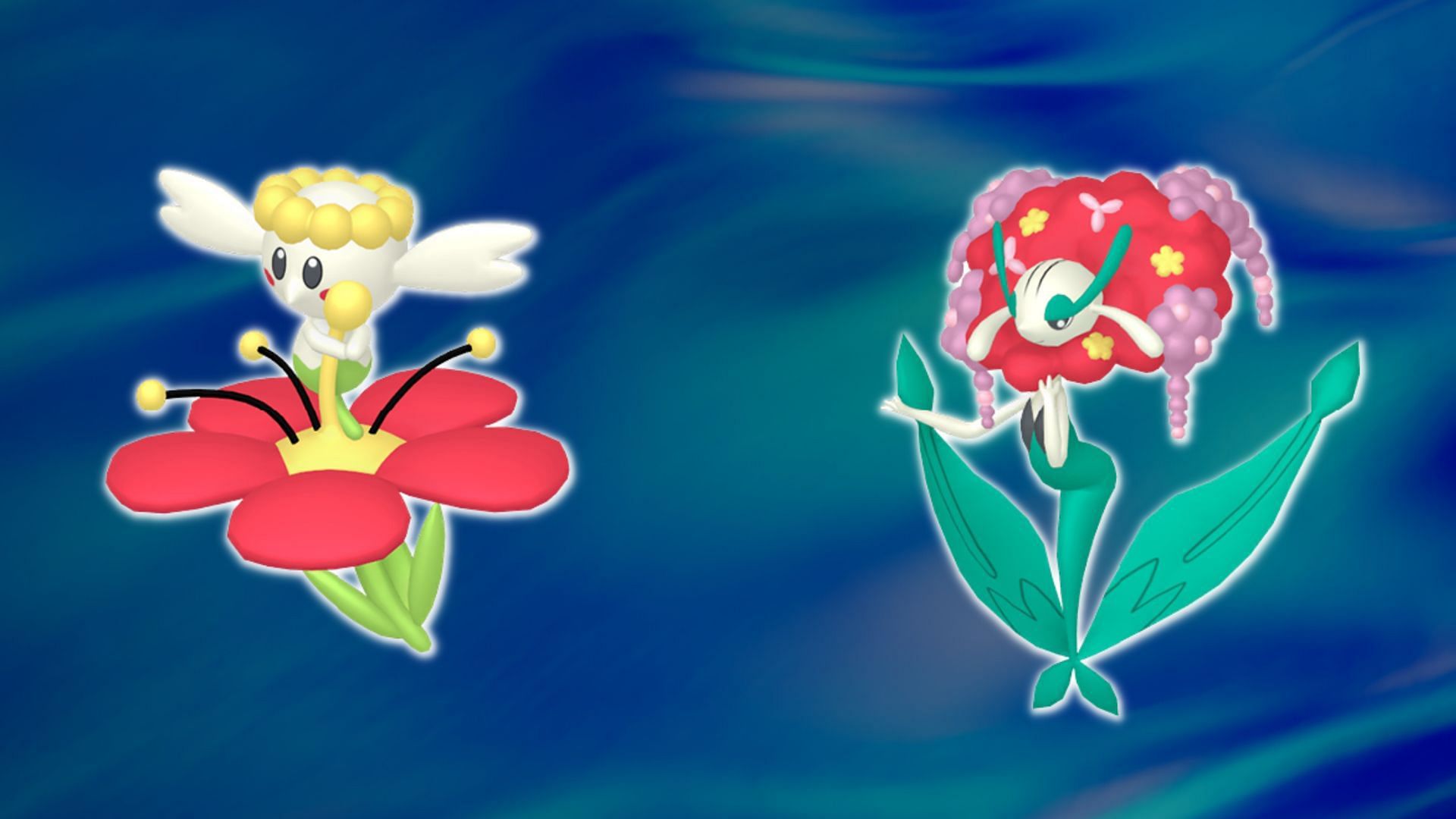 Flabebe and Florges (Image via Sportskeeda and The Pokemon Company)