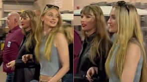 WATCH: Media flocks to Taylor Swift, Sophie Turner's departure post thrilling Chiefs-Jets game
