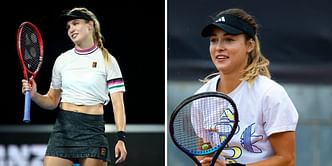 Eugenie Bouchard unites with Anna Kalinskaya and Varvara Lepchenko during practice at Miami public courts